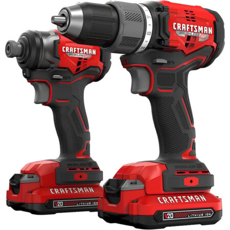 CRAFTSMAN V20 BRUSHLESS RP 2-Tool Combo Kit with 2 Batteries