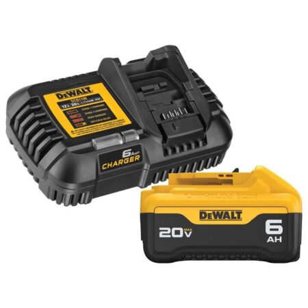 DEWALT 20V MAX 6Ah Battery and Charger